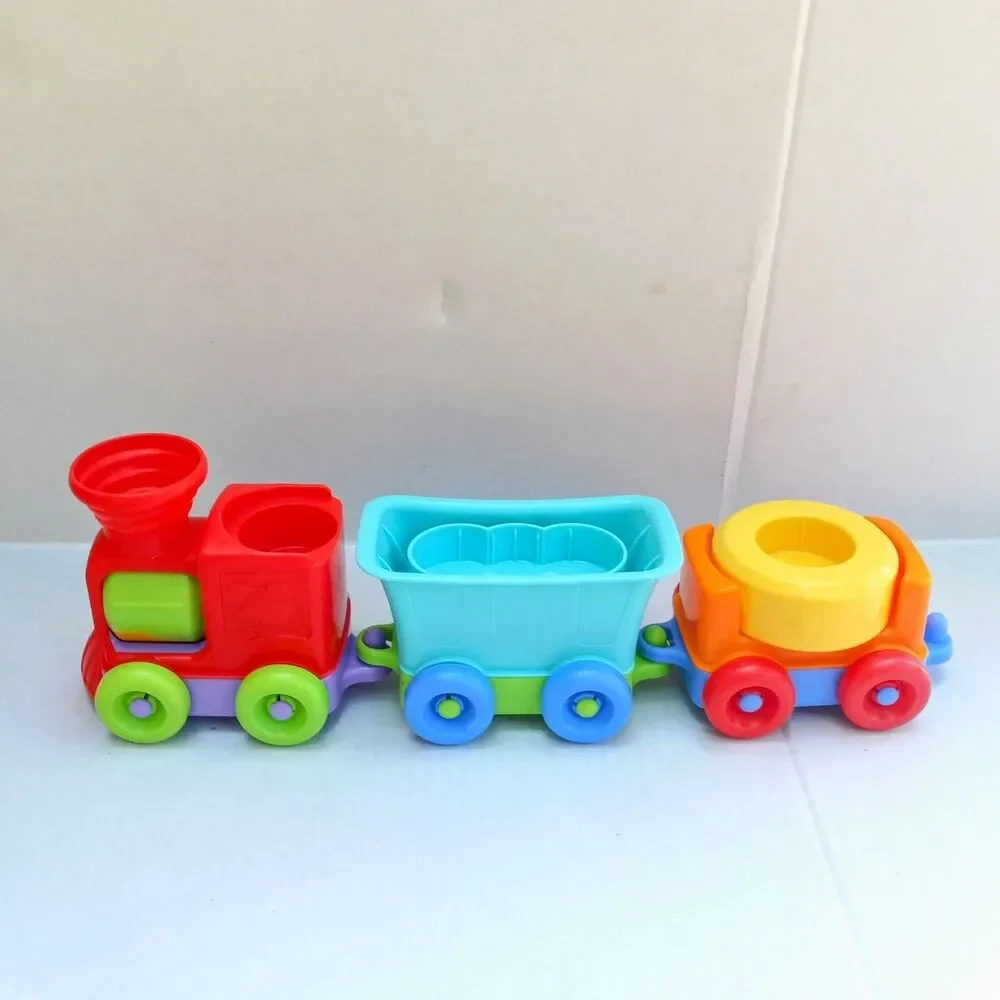 Fisher Price Silly Safari Rattle & Roll Animal Train-2015-DMC44-No Peg Pals